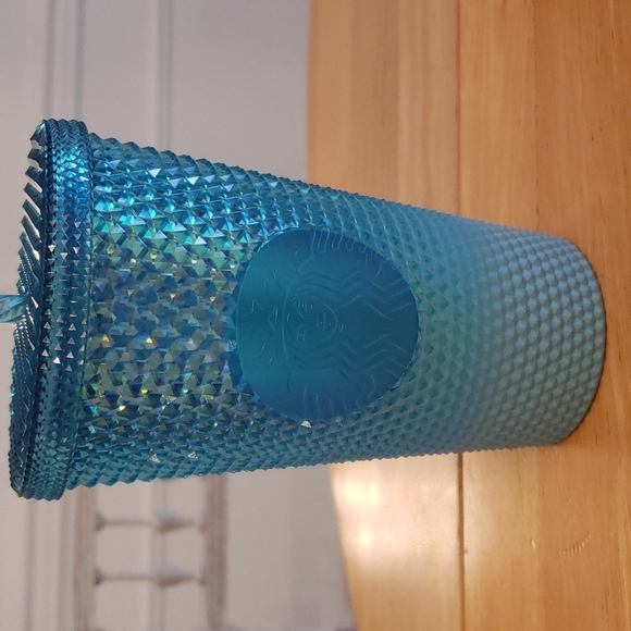 Starbucks bling blue aqua ombre tumbler - Picture 2 of 4